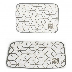 Sottopentola Kinvara 9999 Bianco Grigio 33 x 0,3 x 48 cm (12 Unità)