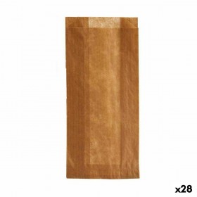Set di Sacchetti Riutilizzabili per Alimenti Kinvara 190939000486 Marrone Cellulosa 10 x 34 cm Compostabile (28 Unità)