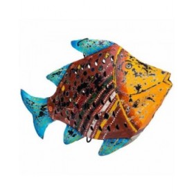 Statua Decorativa Alexandra House Living Legno di mango Pesce 10 x 32 x 50 cm
