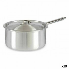 Casseruola con Coperchio Kinvara 100023 Argentato Alluminio Ø 24 cm 5 L (10 Unità)