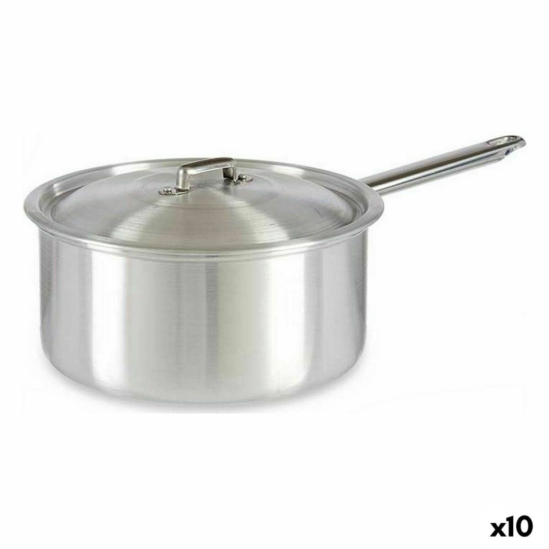Casseruola con Coperchio Kinvara 100023 Argentato Alluminio Ø 24 cm 5 L (10 Unità)