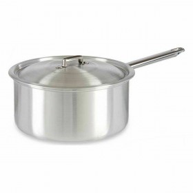 Casseruola con Coperchio Kinvara 100023 Argentato Alluminio Ø 24 cm 5 L (10 Unità)