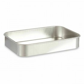 Pentola per arrosto Kinvara 100150 Argentato Alluminio 31 x 5,5 x 21,5 cm (12 Unità)