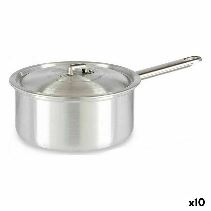 Casseruola con Coperchio Kinvara 100020 Argentato Alluminio 2 L 20 x 12 x 35,5 cm (10 Unità)