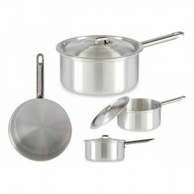 Casseruola con Coperchio Kinvara 100020 Argentato Alluminio 2 L 20 x 12 x 35,5 cm (10 Unità)