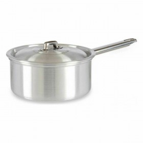 Casseruola con Coperchio Kinvara 100019 Argentato Alluminio Ø 16 cm 1,5 L (10 Unità)