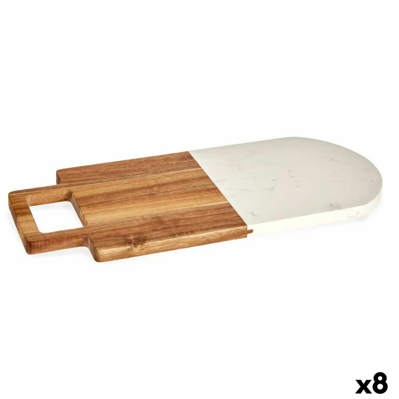 Tagliere Kinvara 78372 Bianco 18 x 1,5 x 38 cm (8 Unità)