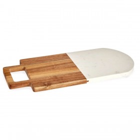 Tagliere Kinvara 78372 Bianco 18 x 1,5 x 38 cm (8 Unità)