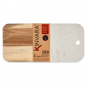 Tagliere Kinvara 78374 Bianco 18 x 1,5 x 38 cm (8 Unità)