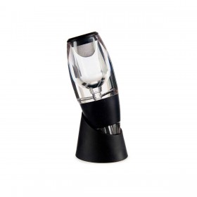 Decanter da vino Kinvara 2021101201 Nero Trasparente Acciaio inossidabile TPE Plastica (24 Unità)