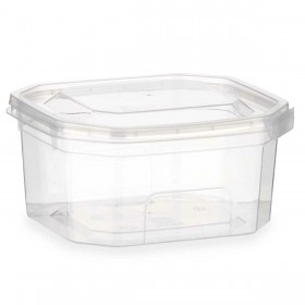 Portapranzo Rettangolare con Coperchio Leknes BS370ROI Trasparente polipropilene 370 ml 10,7 x 5,5 x 11,7 cm (24 Unità)
