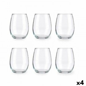 Set di Bicchieri Pasabahce Amber Trasparente Vetro 350 ml (4 Unità)