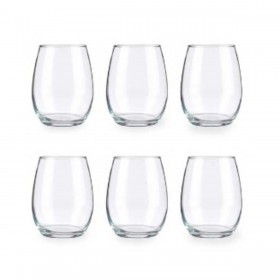 Set di Bicchieri Pasabahce Amber Trasparente Vetro 350 ml (4 Unità)