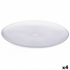 Set di piatti Pasabahce Generation Trasparente Vetro Ø 27 cm (4 Unità)