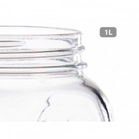 Vaso Pasabahce Homemade Trasparente Dorato 1 L (12 Unità)