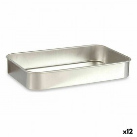 Teglia Kinvara 100152 Argentato Alluminio 23,5 x 6 x 36 cm (12 Unità)