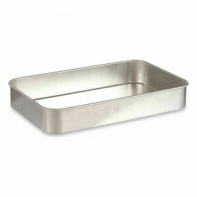 Teglia Kinvara 100153 Argentato Alluminio 41 x 6,5 x 26 cm (12 Unità)