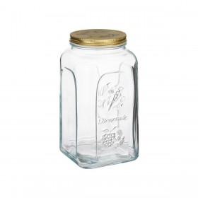Vaso Pasabahce Homemade Trasparente Dorato 3 L (6 Unità)