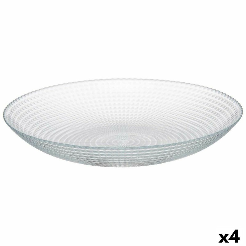 Set di piatti Pasabahce Generation Trasparente Vetro 23 x 7 x 23 cm (4 Unità)