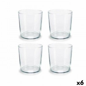 Set di Bicchieri Pasabahce Bistro Trasparente Vetro Cristallo 380 ml (6 Unità)