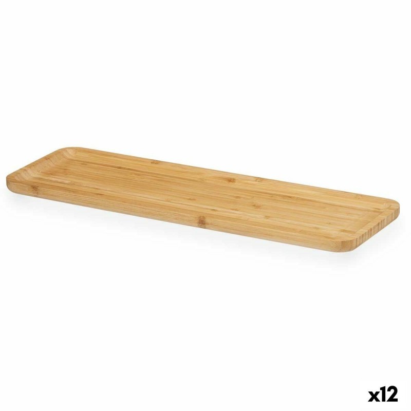 Vassoio per aperitivi Kinvara CN-KT200062LA Marrone 46 x 1,6 x 15 cm Aperitivo (12 Unità)