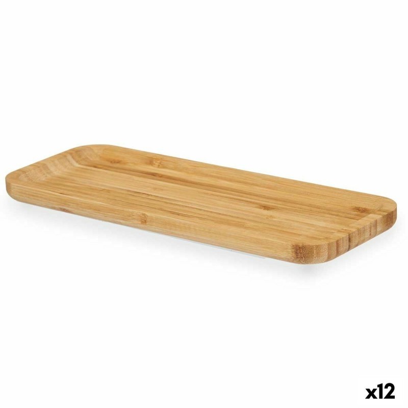 Vassoio per aperitivi Kinvara 90957 Marrone 29,5 x 1,6 x 11,5 cm Aperitivo (12 Unità)