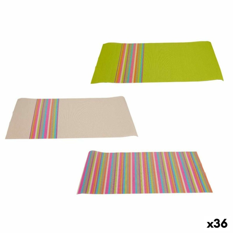 Sottopentola Kinvara TSL-2204F Marrone Verde Multicolore 45 x 30 x 0,1 cm Righe (36 Unità)