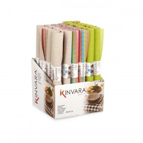 Sottopentola Kinvara TSL-2204F Marrone Verde Multicolore 45 x 30 x 0,1 cm Righe (36 Unità)