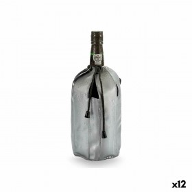 Raffredda Bottiglie Kinvara CG12623-2 Grigio PVC 12 x 12 x 21,5 cm (12 Unità)