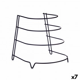 Contenitore per Sistemare le Padelle Kinvara W6140B-1PDQ Nero Ferro 24 x 26,5 x 24 cm (7 Unità)