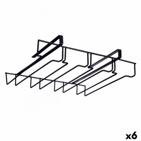 Supporto per Calici Kinvara W3925B-P PDQ Ferro 36 x 7,5 x 26 cm (6 Unità)