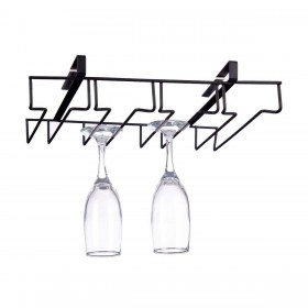 Supporto per Calici Kinvara W3925B-P PDQ Ferro 36 x 7,5 x 26 cm (6 Unità)