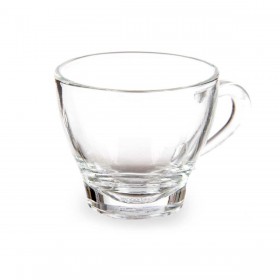 Set di Tazze da Caffè Vivalto RYG6073 Trasparente Vetro 80 ml (24 Unità)
