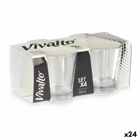 Bicchiere Vivalto RYG6103 Trasparente Vetro 85 ml Caffè (24 Unità)