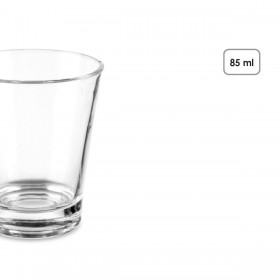 Bicchiere Vivalto RYG6103 Trasparente Vetro 85 ml Caffè (24 Unità)