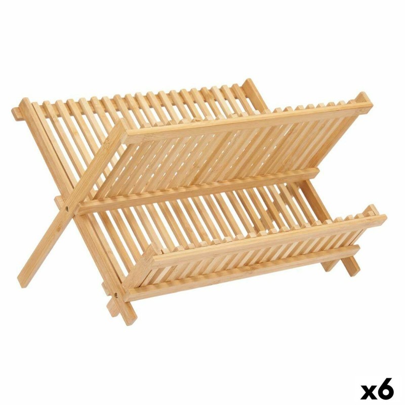 Scolapiatti da Lavandino Kinvara KT200046 Marrone 48 x 38 x 27,5 cm (6 Unità)