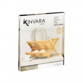 Scolapiatti da Lavandino Kinvara KT200046 Marrone 48 x 38 x 27,5 cm (6 Unità)