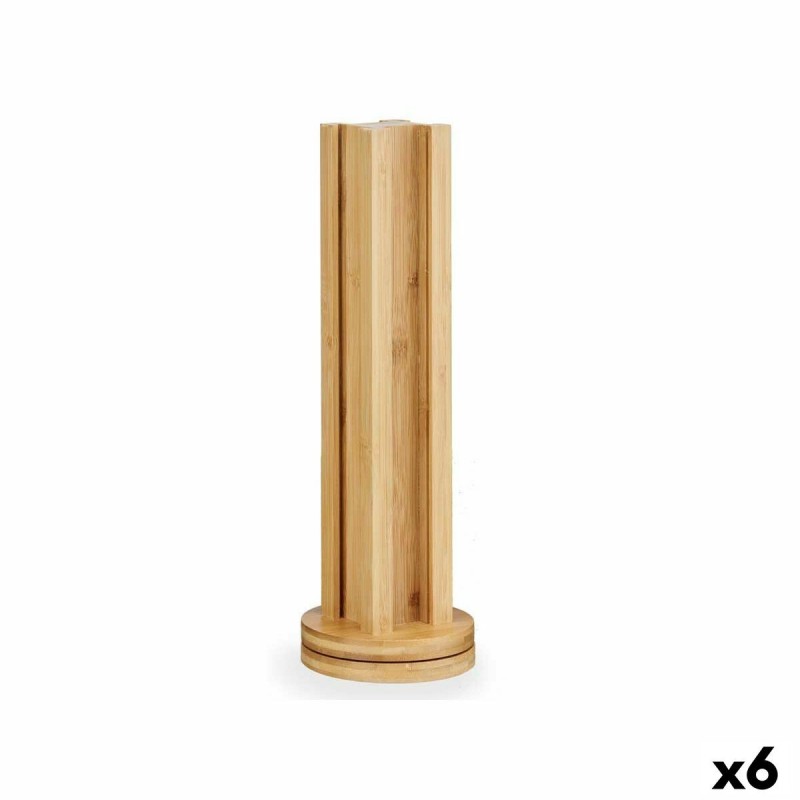 Supporto per 36 Capsule di Caffè Kinvara CN-KT225036 Bambù 11 x 11 x 34 cm Girevole (6 Unità)