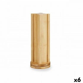 Supporto per 20 Capsule di Caffè Kinvara KT225036 Bambù 11 x 11 x 34 cm Girevole (6 Unità)