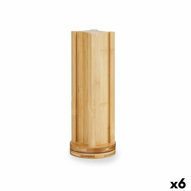 Supporto per 20 Capsule di Caffè Kinvara KT225036 Bambù 11 x 11 x 34 cm Girevole (6 Unità)