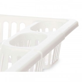 Scolapiatti da Lavandino Kinvara YMA04 1095 01 Bianco 45,5 x 8 x 36,5 cm (12 Unità)