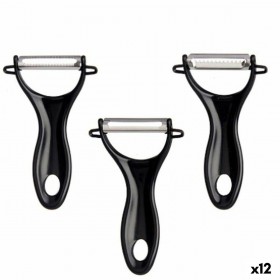 Pela Verdure e Frutta Kinvara 86886 Nero Acciaio inossidabile Set (12 Unità)