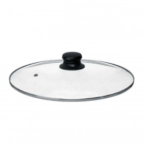 Coperchio per Pentola Kinvara CN-SW1304-28CM Trasparente Argentato Cristallo 28 cm (12 Unità)