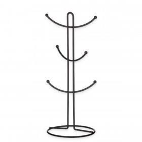 Appendino per tazze Kinvara CN-W3154-1P Nero Metallo 16 x 39 x 16 cm (6 Unità)