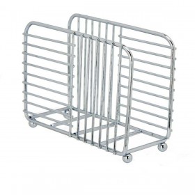 Portatovagliolo Kinvara CN-W7728-4 CHROME Argentato Metallo 14,5 x 11,5 x 6,5 cm (6 Unità)