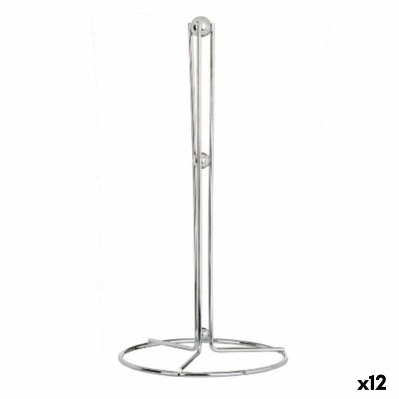 Portarotolo di Carta da Cucina Kinvara W3450 Argentato Metallo 15,5 x 31,5 x 15,5 cm (12 Unità)