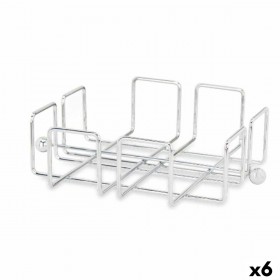 Portatovagliolo Kinvara W3683A-1-350G Argentato Metallo 19,3 x 6,5 x 19,3 cm (6 Unità)