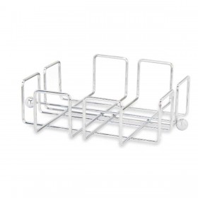 Portatovagliolo Kinvara W3683A-1-350G Argentato Metallo 19,3 x 6,5 x 19,3 cm (6 Unità)