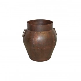 Vaso Romimex Marrone Metallo 35 x 40 x 35 cm