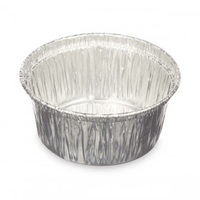 Stampo per Budino Kinvara 30228 Argentato Alluminio 8,5 x 8 x 8,5 cm Monouso Rotondo (12 Unità)
